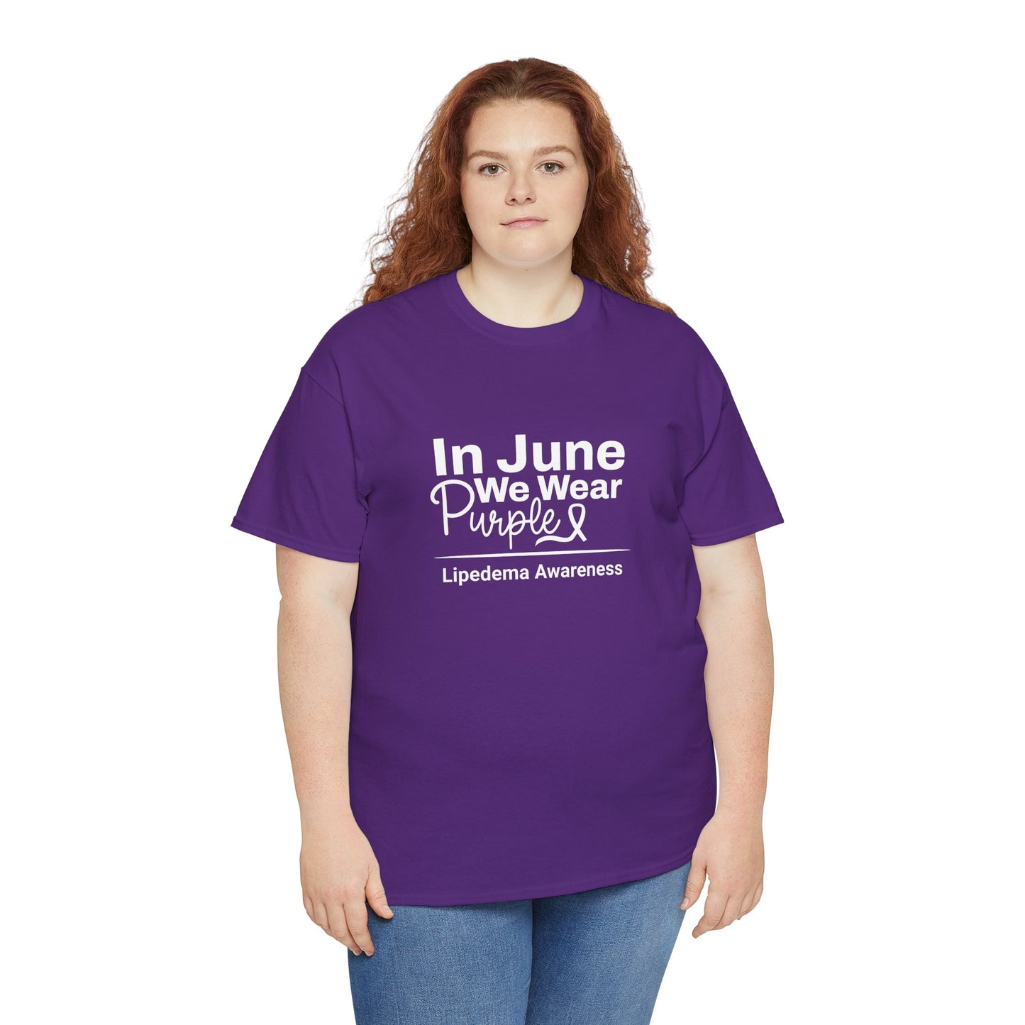 We Wear Purple Lipedema Tee