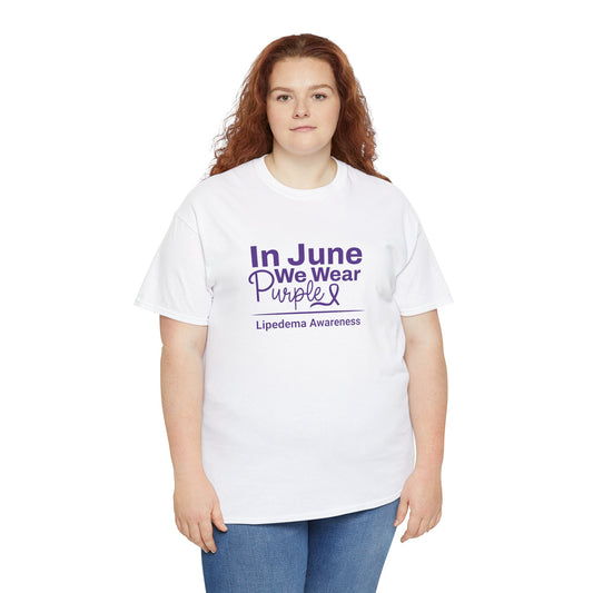 We Wear Purple Lipedema Tee