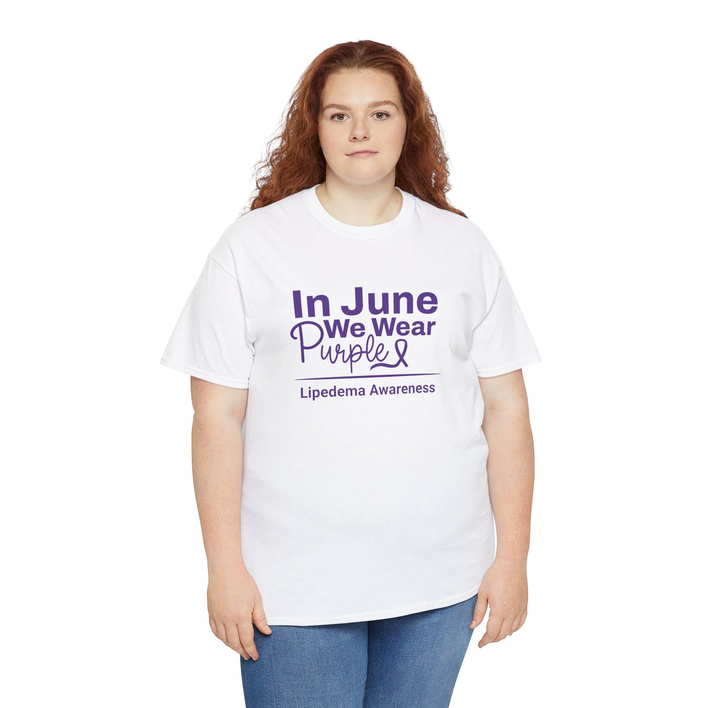 We Wear Purple Lipedema Tee