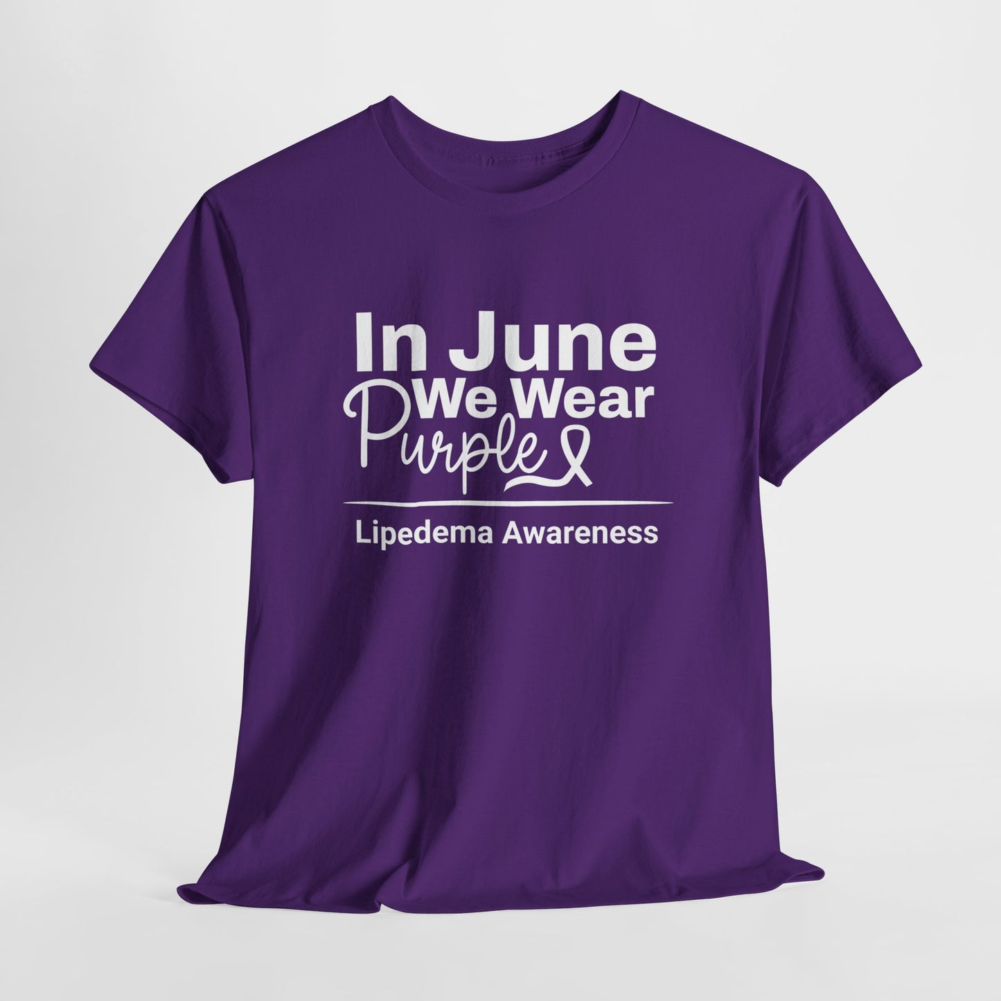 We Wear Purple Lipedema Tee