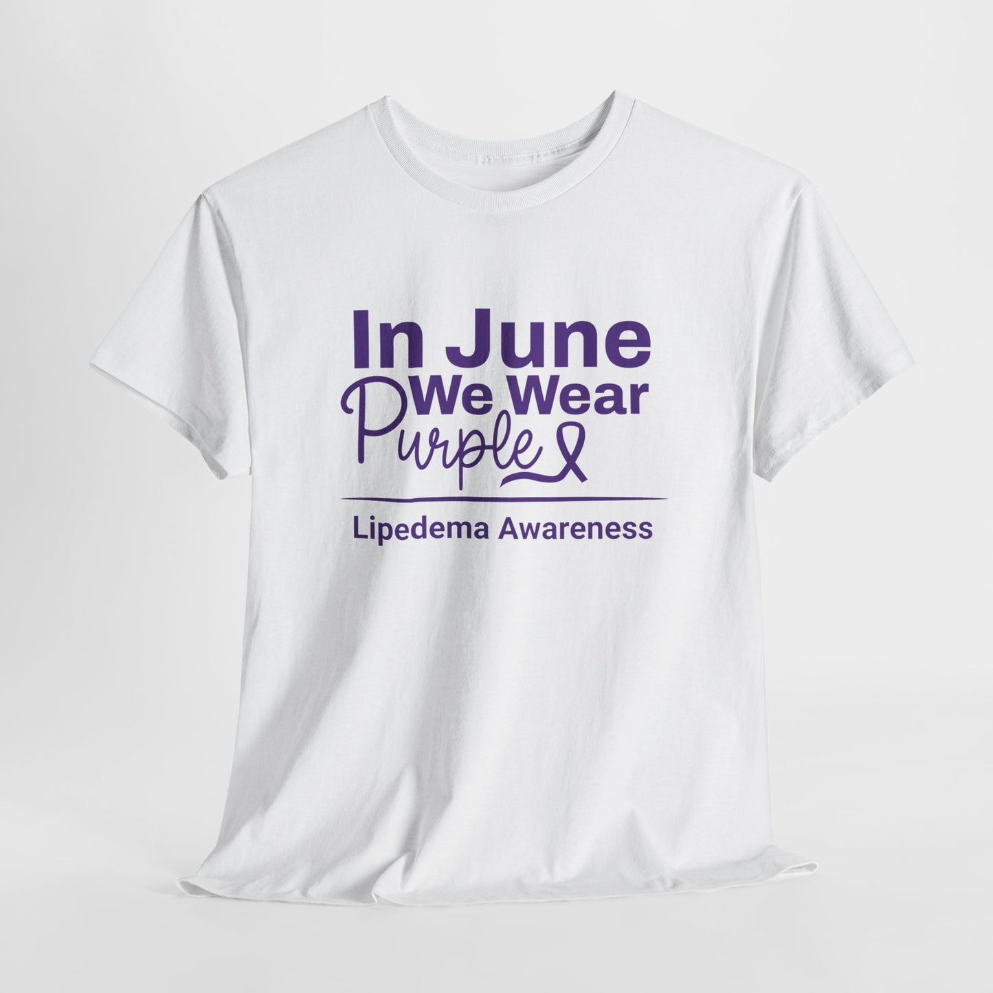 We Wear Purple Lipedema Tee