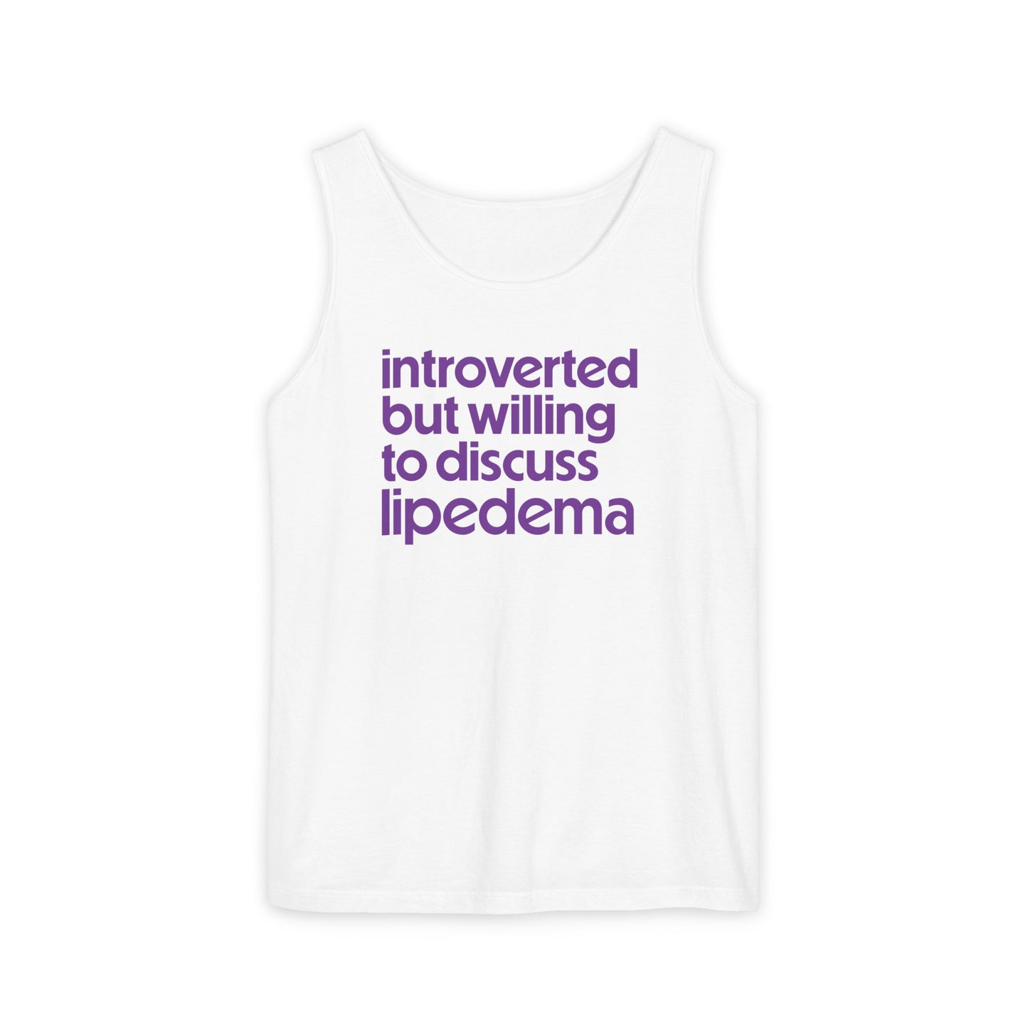 Lipedema Awareness Introvert Tank